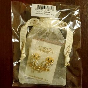 Amrita Singh NWT Baby Owl Earrings